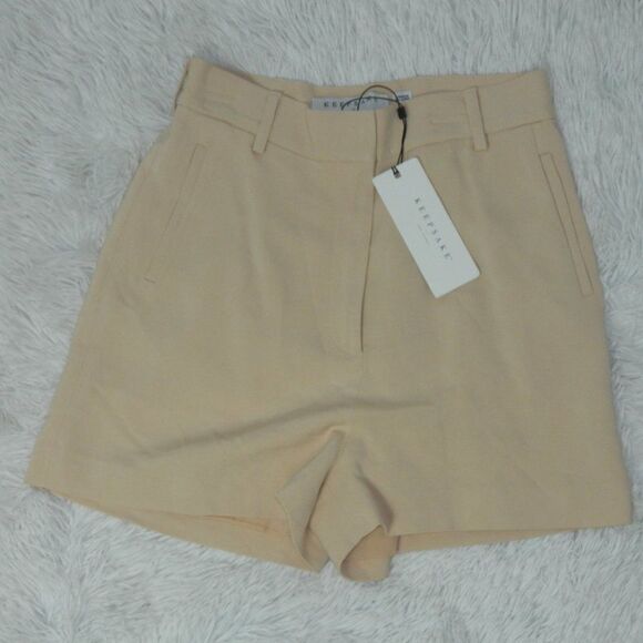 Keepsake Shorts Peach  High Waisted Dress Shorts - Picture 5 of 11